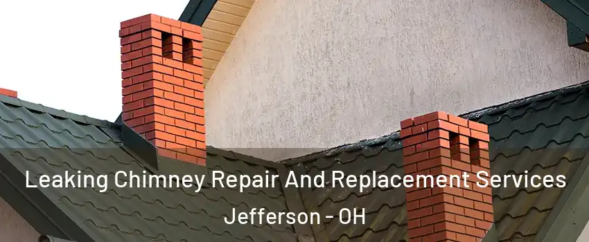 Leaking Chimney Repair And Replacement Services Jefferson - OH